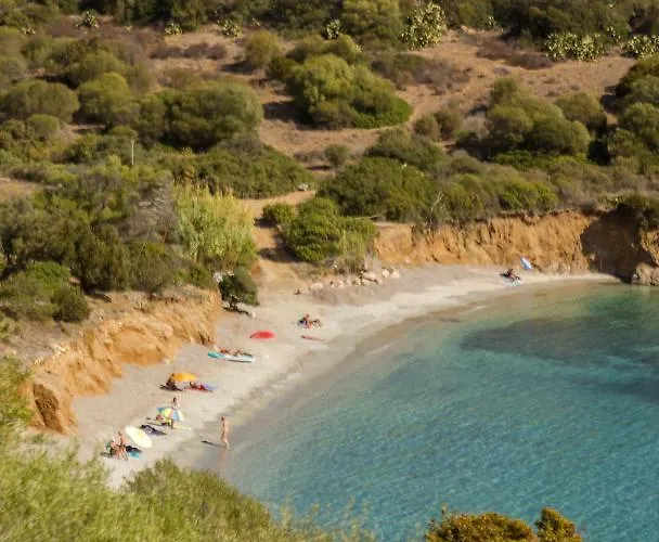Prázdninový dům Luna Bay Retreat Con Vista Sulla Baia Di Porto Luna A 2 Km Da Villasimius